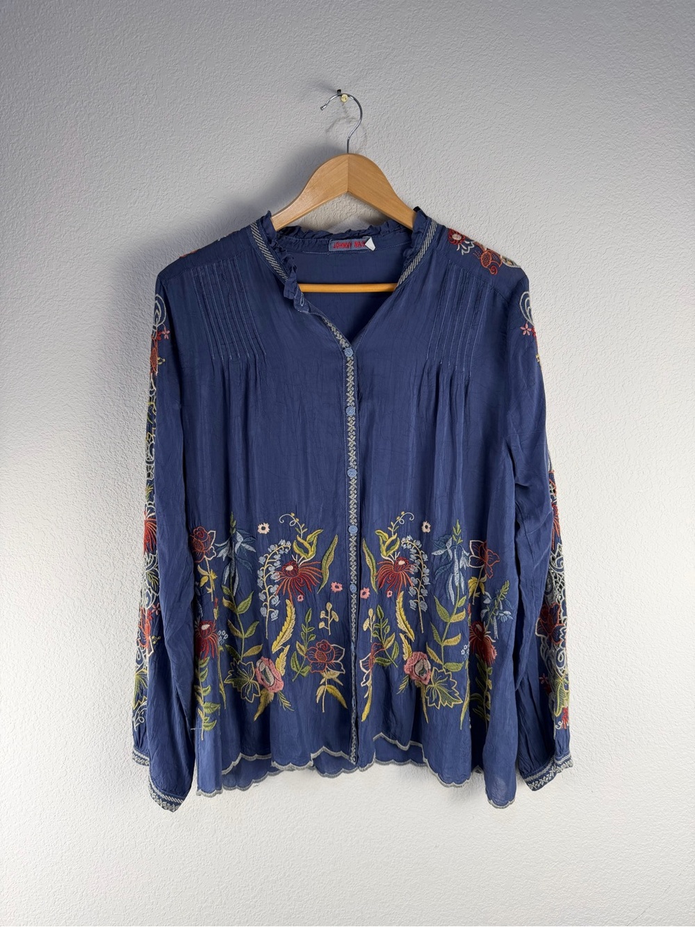 Johnny‎ Was Iolanda Blouse Sz L